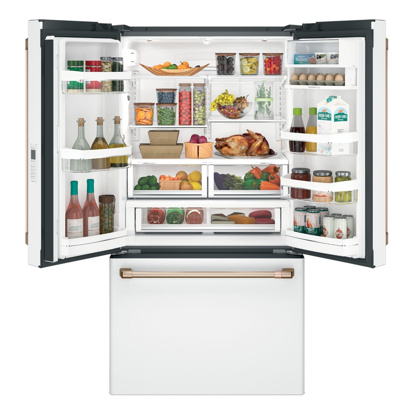 Café 23.1 cu ft Smart Counter-Depth French Door Refrigerator – Matte White