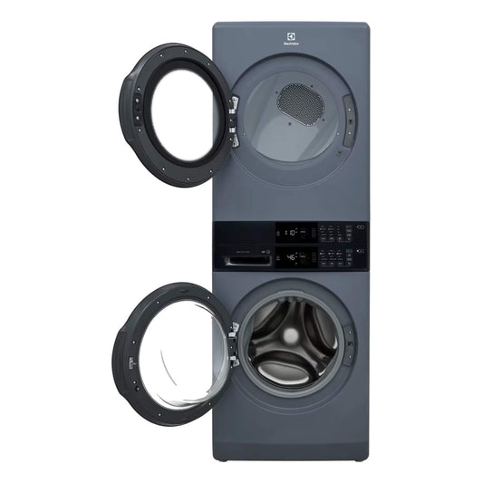 Electrolux 300 Series 4.4 cu. ft. Washer and 8.0 cu. ft. Electric Dryer Laundry Tower – Denim Blue