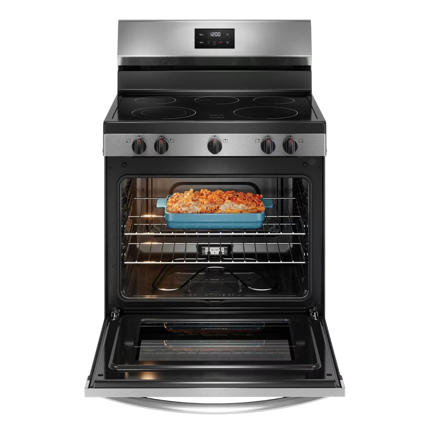 Frigidaire 30" Freestanding Electric Range with Quick Boil and SpaceWise® Expandable Element – Stainless Steel