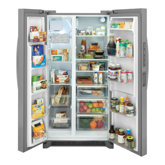Frigidaire Gallery 26.0 cu. ft. Side-by-Side Refrigerator with Internal Water Dispenser – Smudge-Proof Stainless Steel