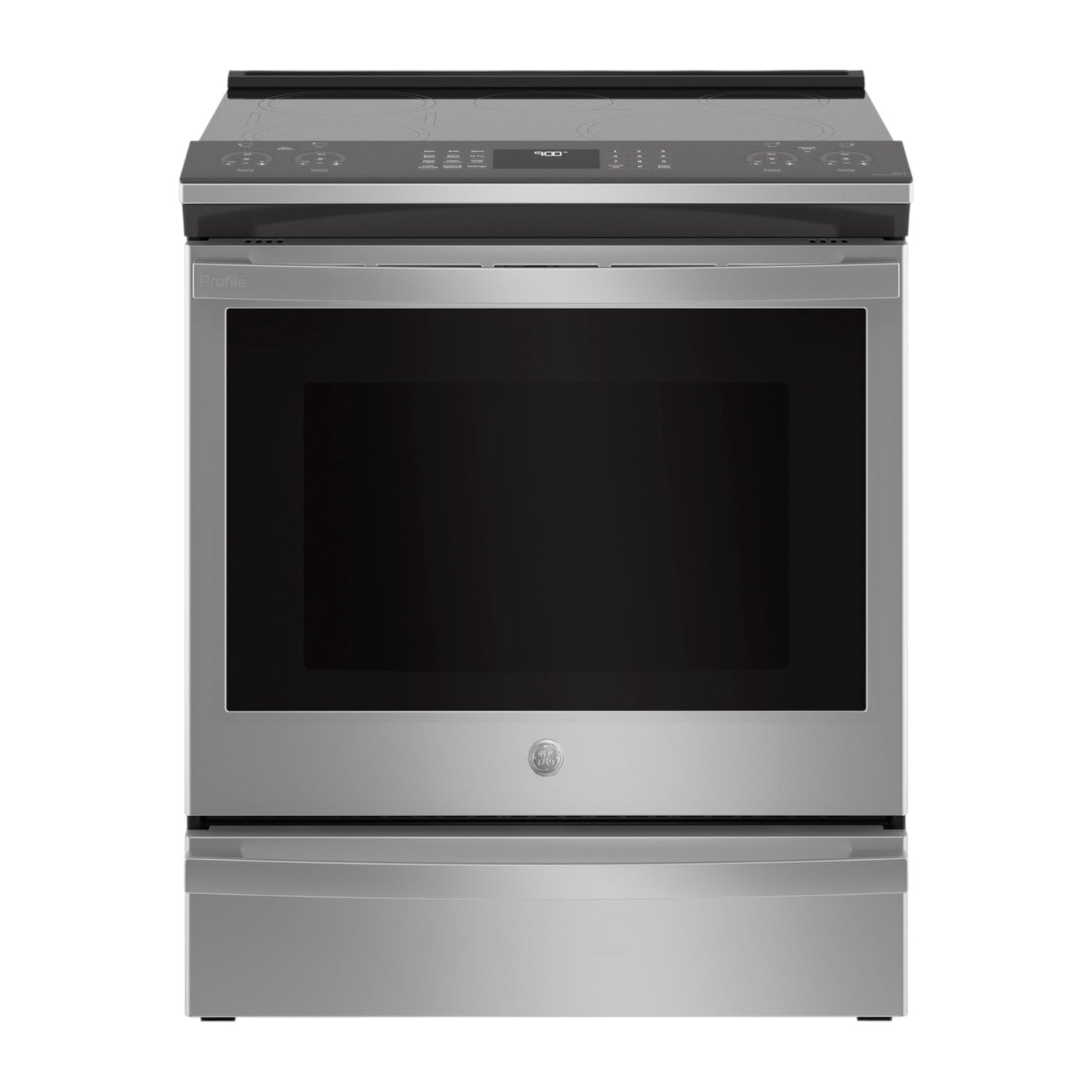 GE Profile 30" Smart Slide-In Induction Range with Convection Oven & No Preheat Air Fry – Fingerprint Resistant Stainless Steel