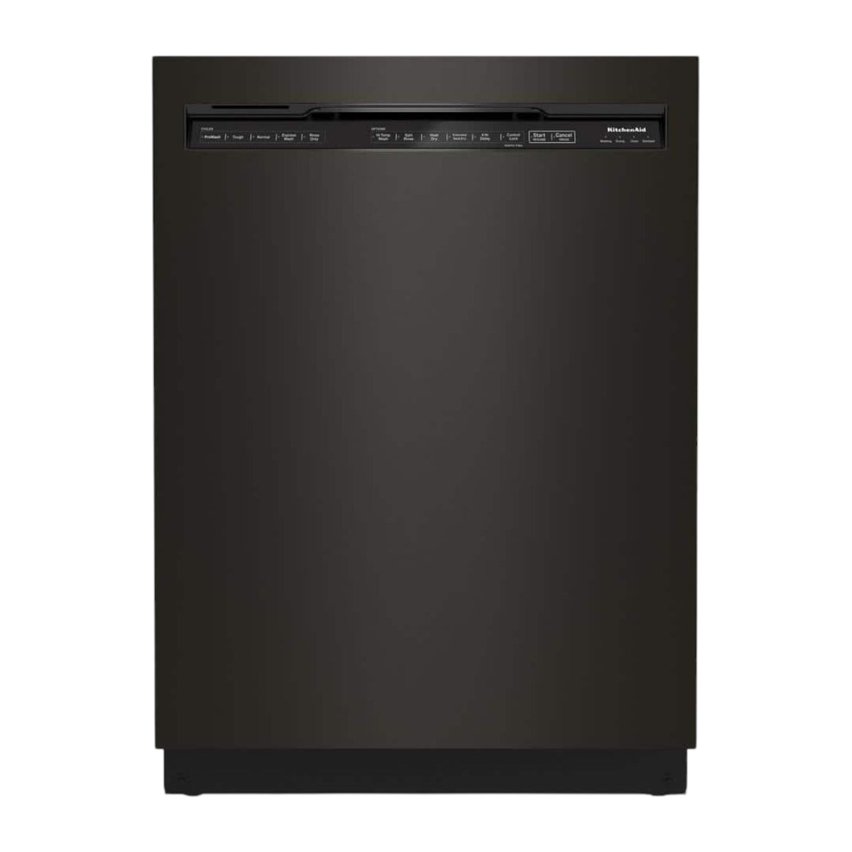 KitchenAid 24" Built-In Dishwasher with Advanced Clean Water Wash System & PrintShield™ Black Stainless Steel Finish