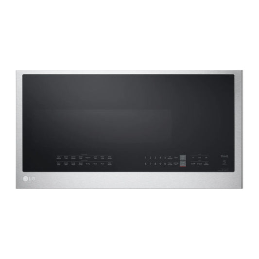 LG 1.7 cu ft Smart Wi-Fi Over-the-Range Convection Microwave with Air Fry, Sensor Cook & EasyClean® – Stainless Steel