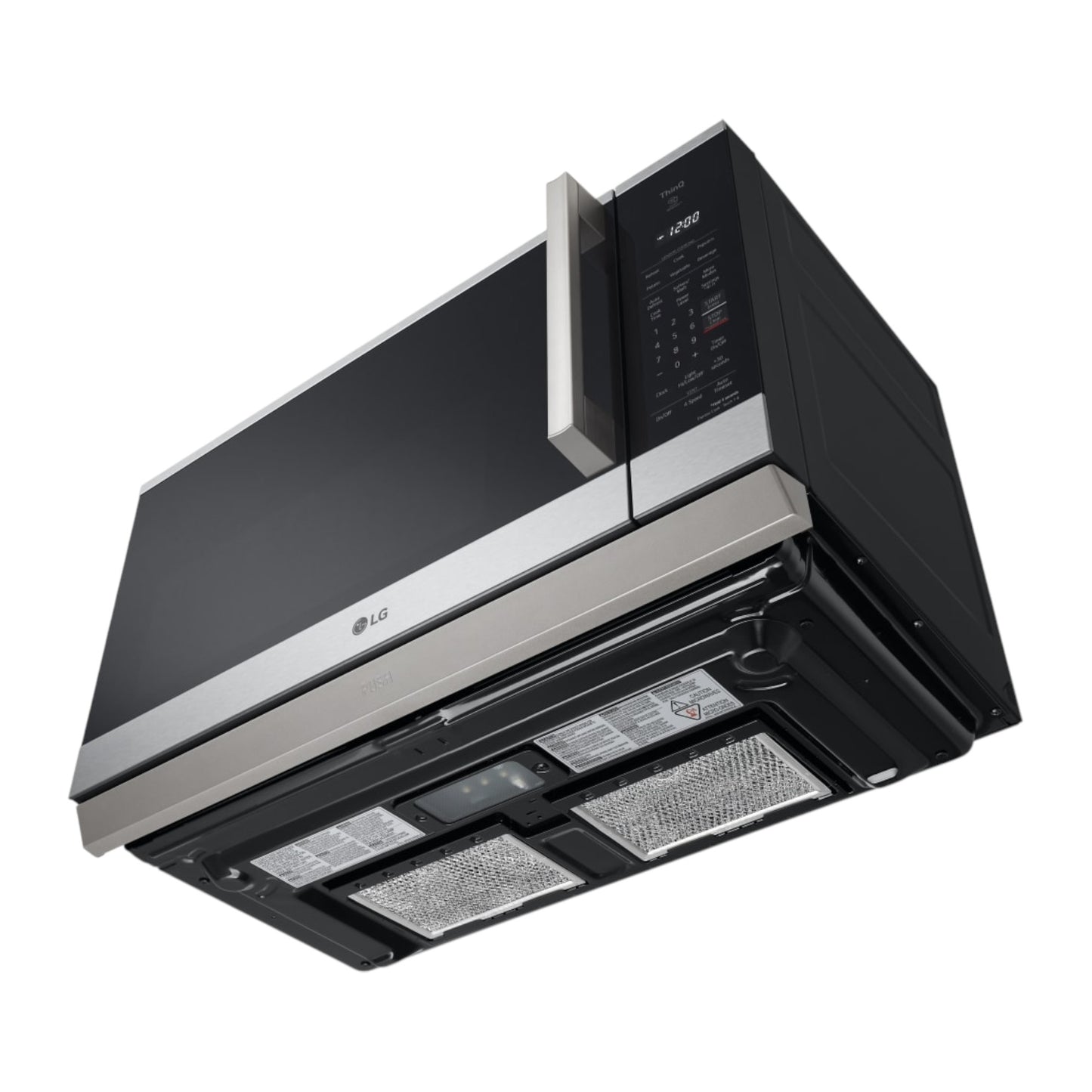 LG 2.1 cu ft Over-the-Range Microwave with ExtendVent® 2.0 & Sensor Cooking – Stainless Steel