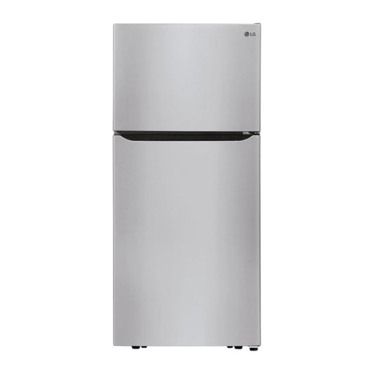 LG 20 cu ft Top Freezer Refrigerator with LED Lighting & Multi-Air Flow™ Cooling – Stainless Steel