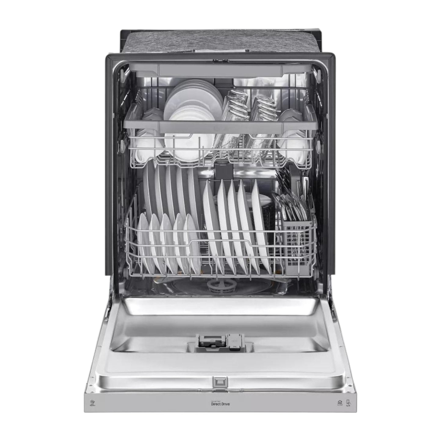 LG 24-in Front-Control Dishwasher with QuadWash™ & 3rd Rack – Stainless Steel