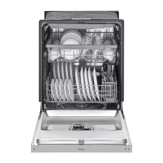 LG 24-in Front-Control Dishwasher with QuadWash™ & 3rd Rack – Stainless Steel