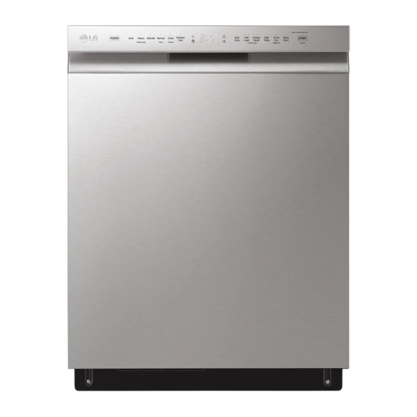LG 24-in Front-Control Dishwasher with QuadWash™ & 3rd Rack – Stainless Steel