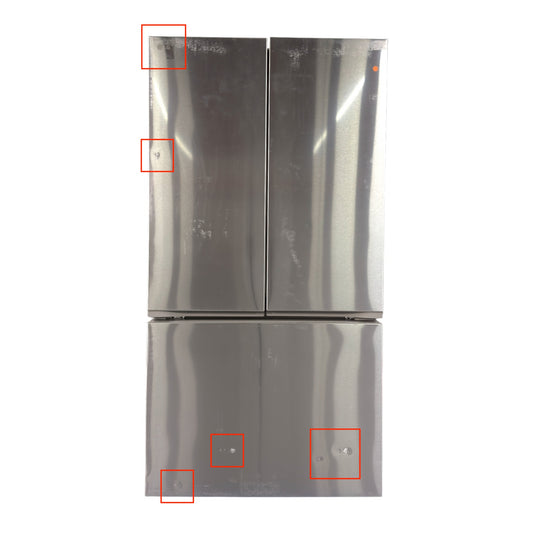 LG 27 cu ft Smart Counter-Depth MAX™ French Door Refrigerator with Internal Ice Maker & Smart Cooling Plus™ System – Stainless Steel