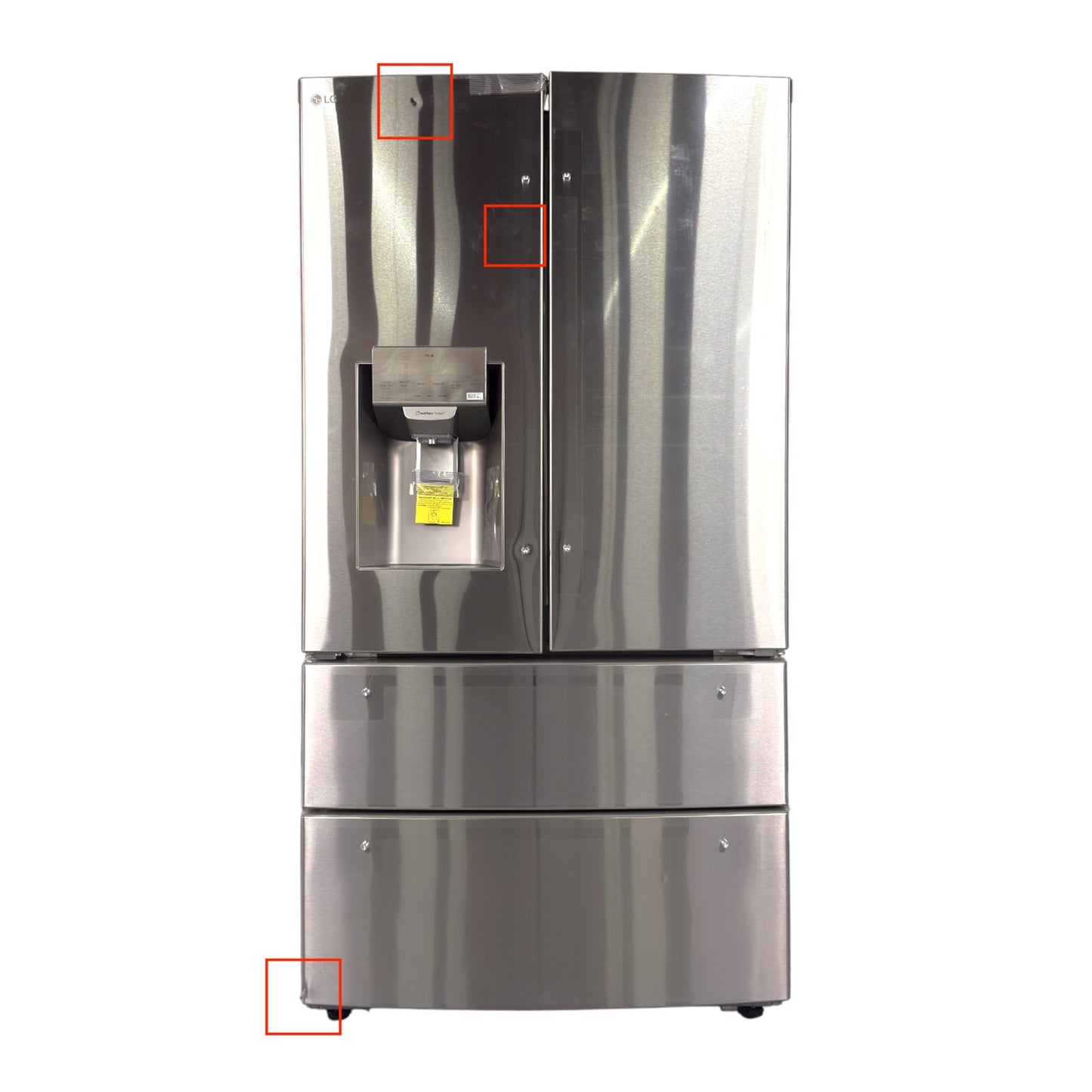 LG 28 cu ft Smart Wi-Fi French Door Refrigerator with Full-Width Drawer & Smart Cooling® System – Stainless Steel