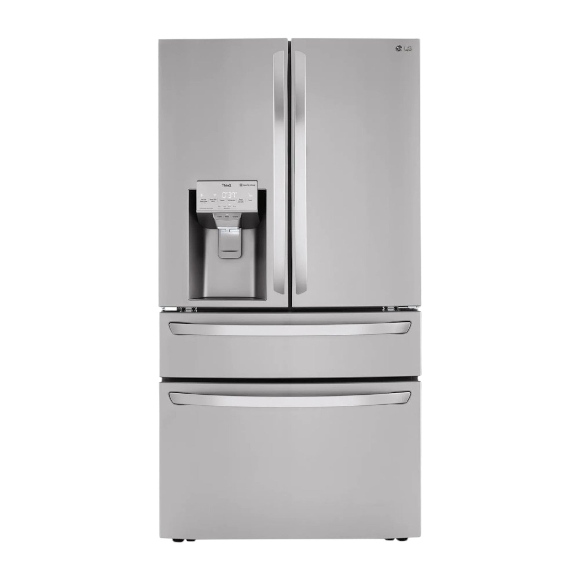 LG 30 cu ft Smart French Door Refrigerator with Full-Convert™ Drawer, Dual Ice Makers & Craft Ice® – Stainless Steel