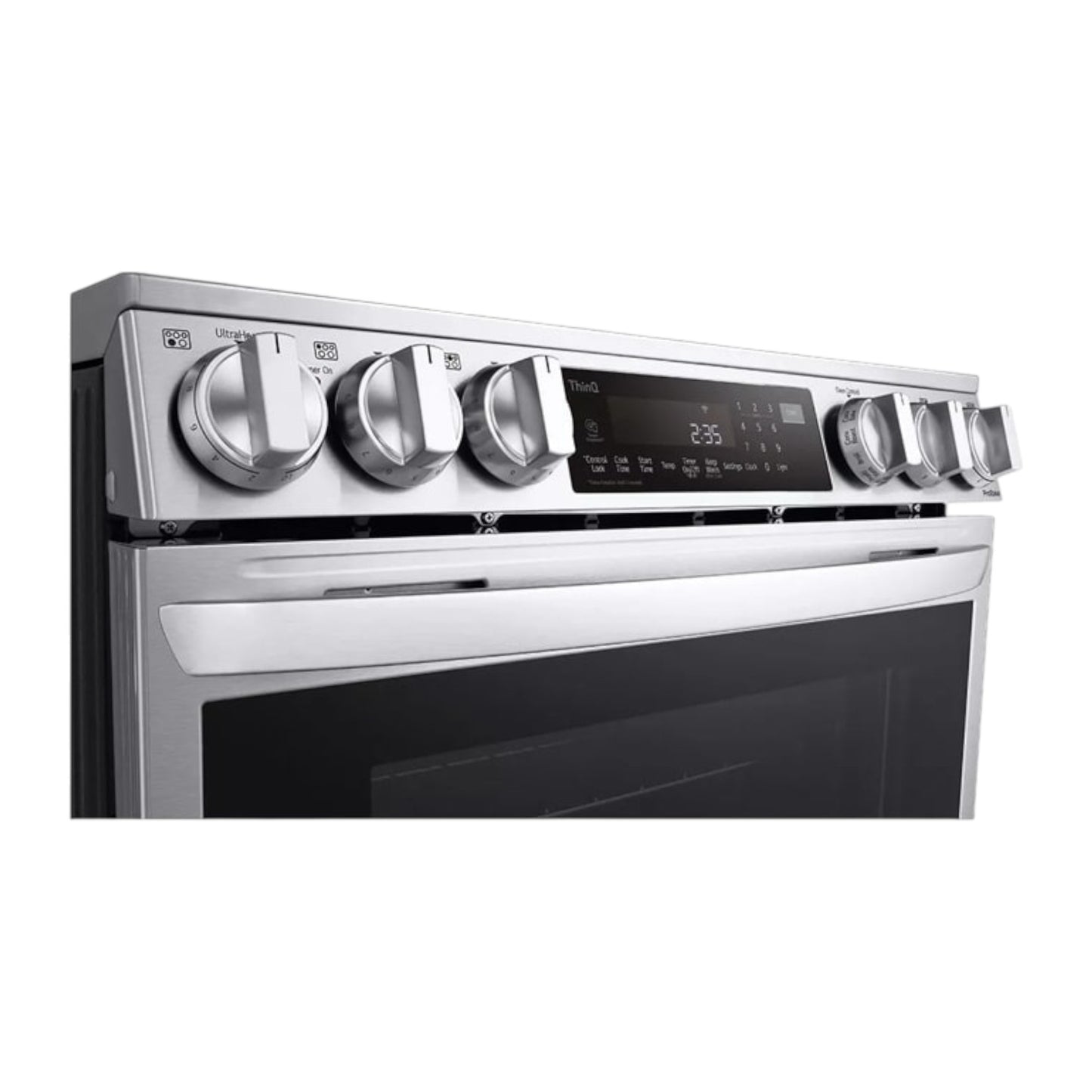 LG 6.3 cu ft Smart Electric Slide-In Range with Air Fry, ProBake Convection® & InstaView® – Stainless Steel