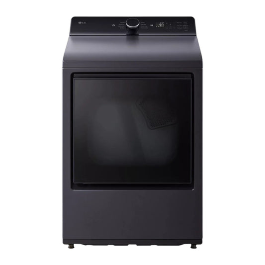 LG 7.3 cu ft Electric Dryer with EasyLoad™ Door and AI Sensing – Matte Black