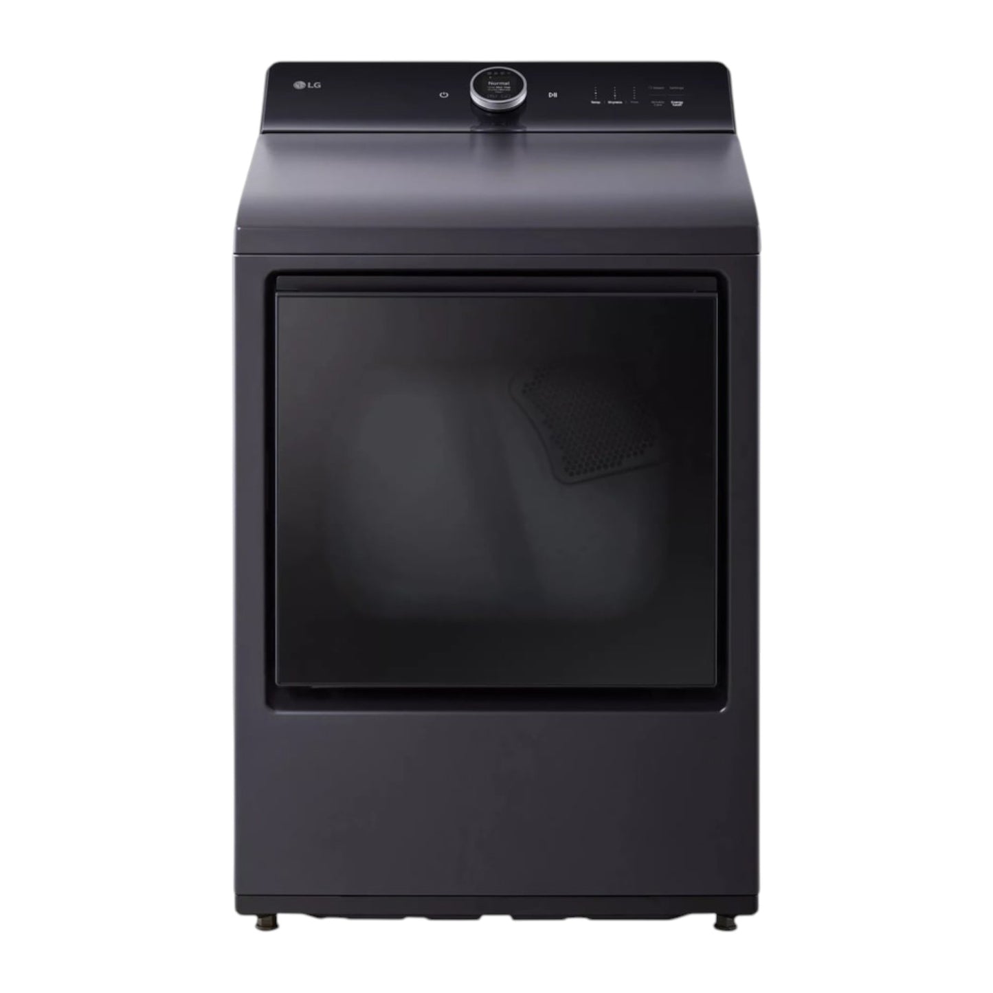 LG 7.3 cu ft Electric Dryer with TurboSteam™ and EasyLoad™ Door – Matte Black