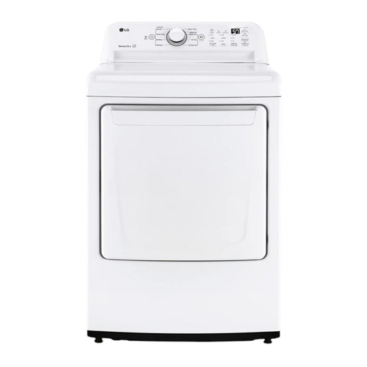 LG 7.3 cu ft Electric Dryer with Sensor Dry and FlowSense™ – White