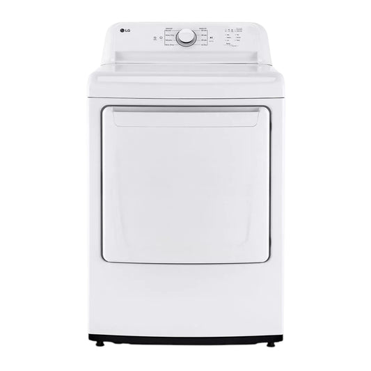 LG 7.3 cu ft Electric Dryer with FlowSense™ and Sensor Dry Technology – White