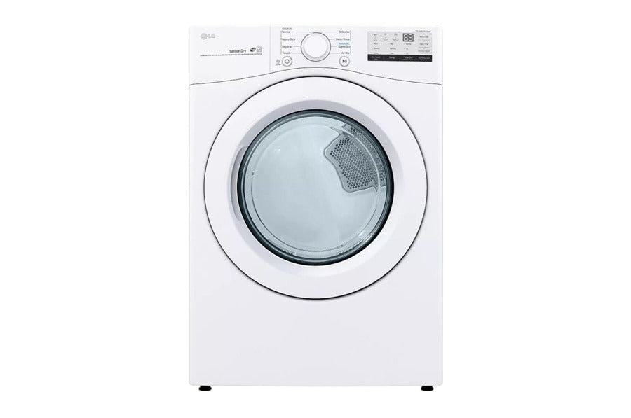 LG 7.4 cu ft Electric Dryer with Sensor Dry and FlowSense™ – White
