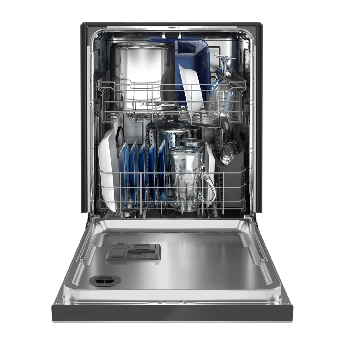 Maytag 24" Built-In Dishwasher with Dual Power Filtration & PowerBlast® Cycle – Fingerprint Resistant Stainless Steel