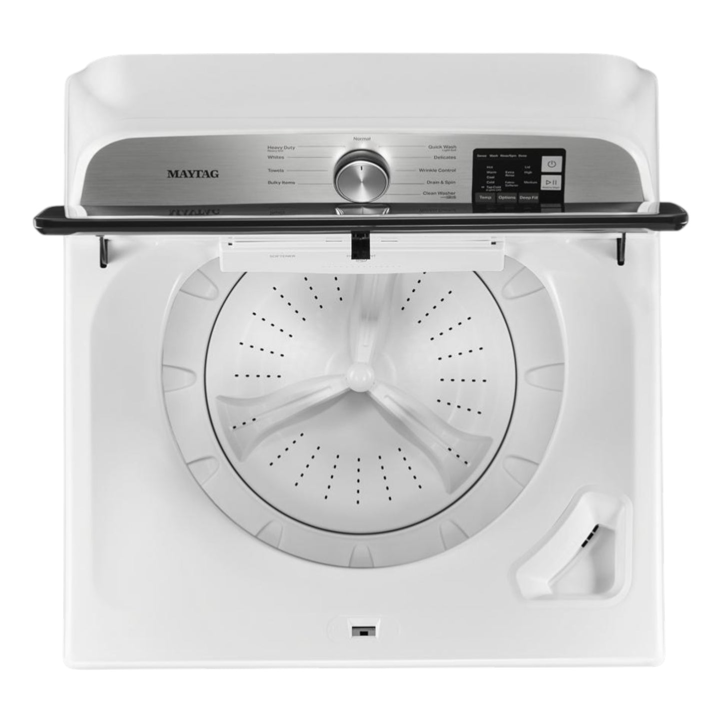 Maytag 4.8 cu. ft. Top Load Washer with Deep Fill Option – White