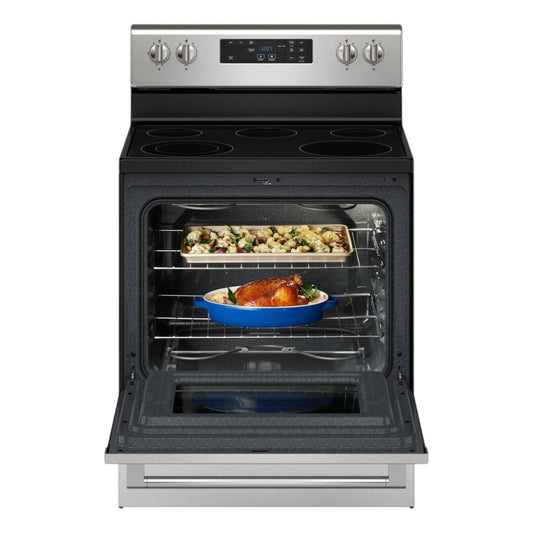 Maytag 5.3 cu. ft. 30-in Electric Range with Steam Clean – Stainless Steel