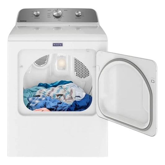 Maytag 7.0 cu. ft. Top Load Gas Wrinkle Prevent Dryer – White