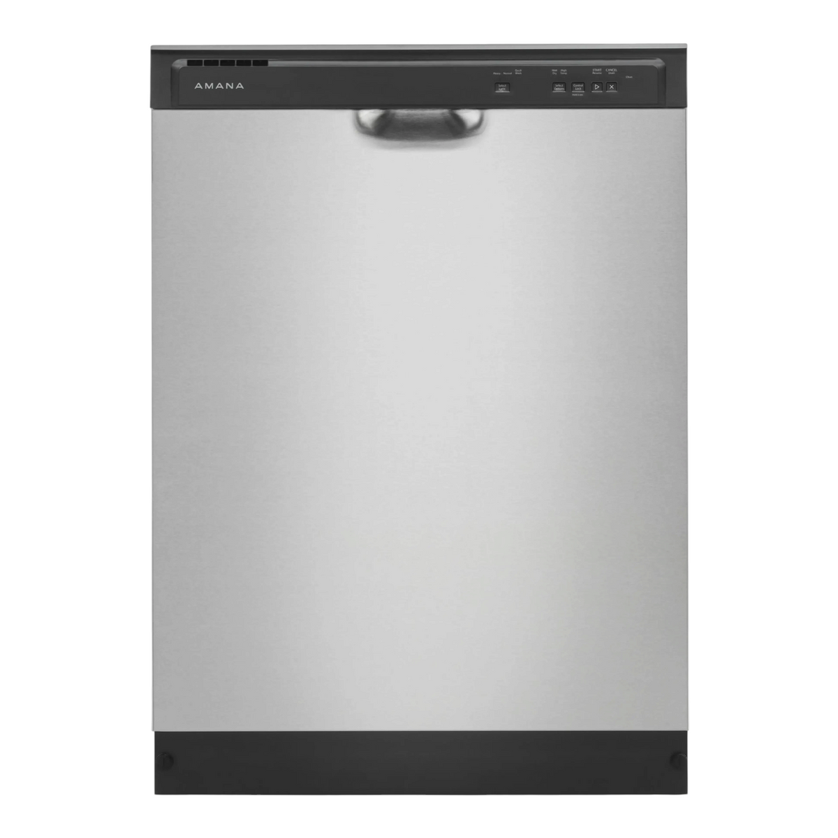 Noboxy Amana 24-inch stainless steel front control built-in dishwasher with electronic touch interface