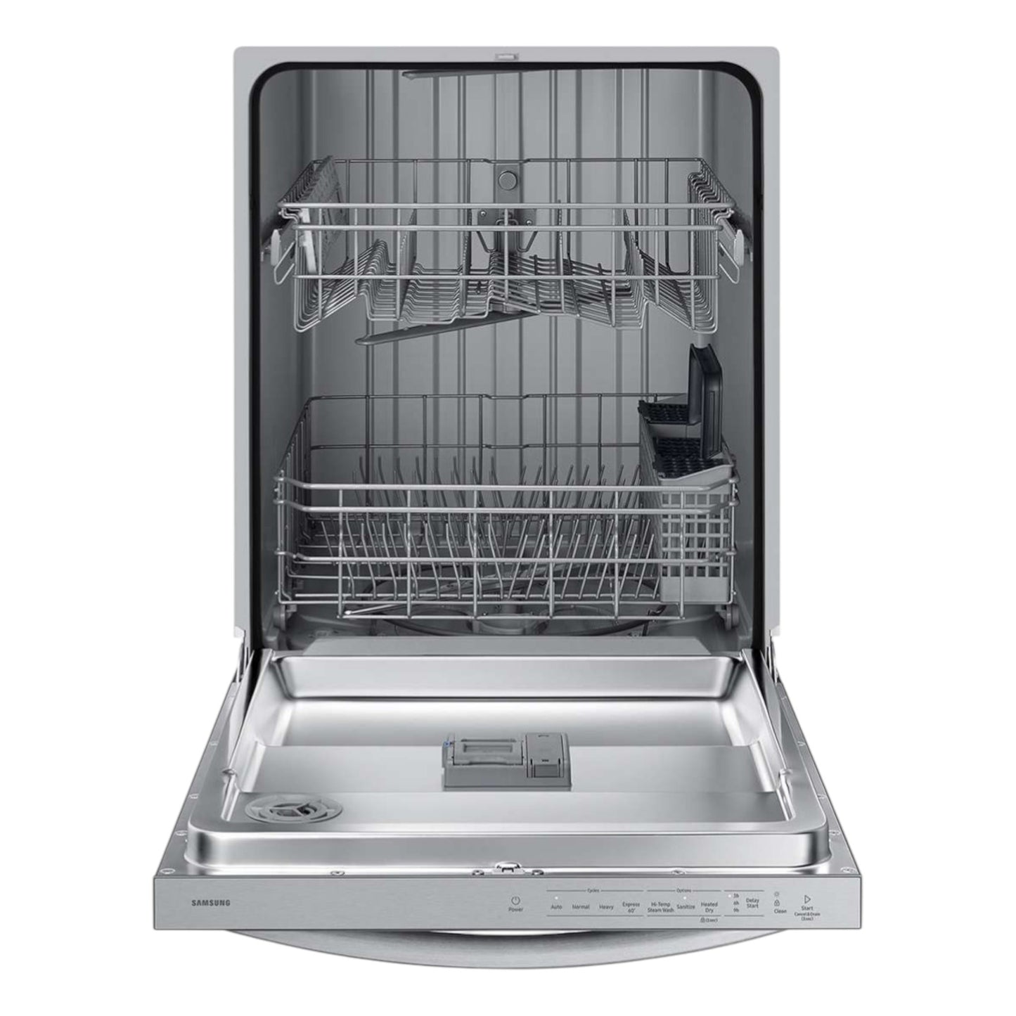 Samsung 24-in Built-In Dishwasher with Adjustable Rack & 53 dBA – Fingerprint Resistant Stainless Steel