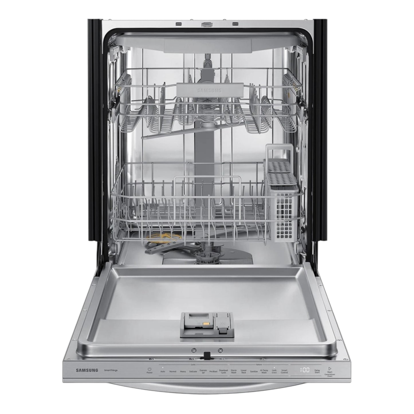 Samsung 24-in Smart Dishwasher with StormWash™ & 46 dBA – Fingerprint Resistant Stainless Steel