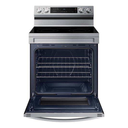 Samsung 6.3 cu. ft. Smart Freestanding Electric Range with Rapid Boil™ & Self Clean – Stainless Steel