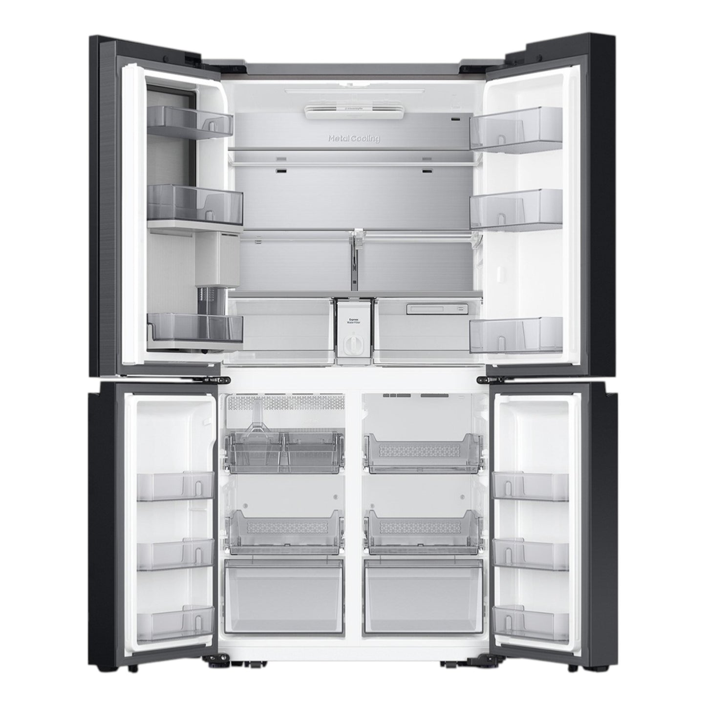 Samsung Bespoke 29 cu. ft. 4-Door Flex™ Refrigerator with Internal Beverage Center™ – Stainless Steel