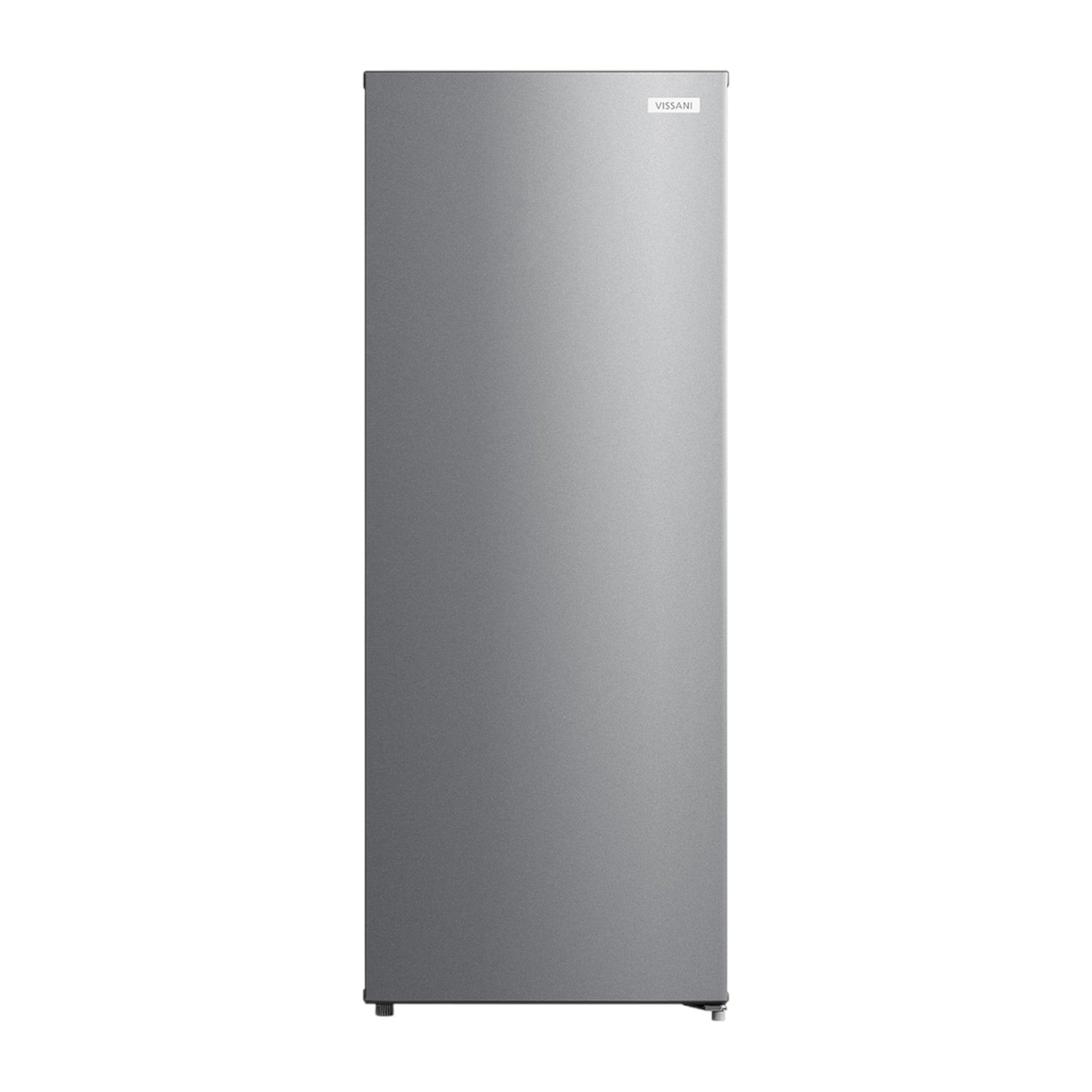 Vissani 7.1 cu ft Upright Freezer with Adjustable Wire Shelves & Manual Defrost – Stainless Steel (MDUFC7SS4)