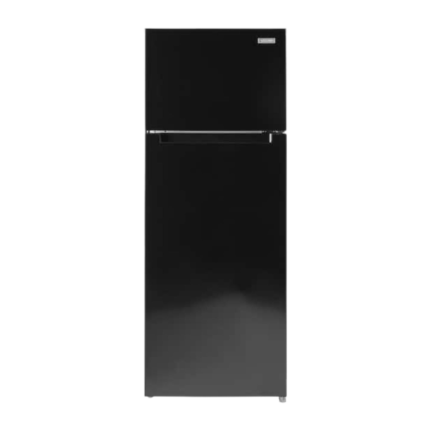Vissani 7.2 cu ft Top-Freezer Refrigerator with Adjustable Glass Shelves & Reversible Door – Black