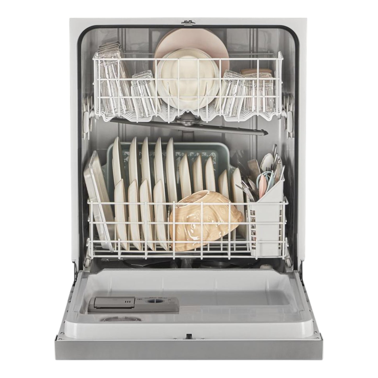 Whirlpool 24" Built-In Dishwasher with Boost Cycle & Heated Dry – Stainless Steel