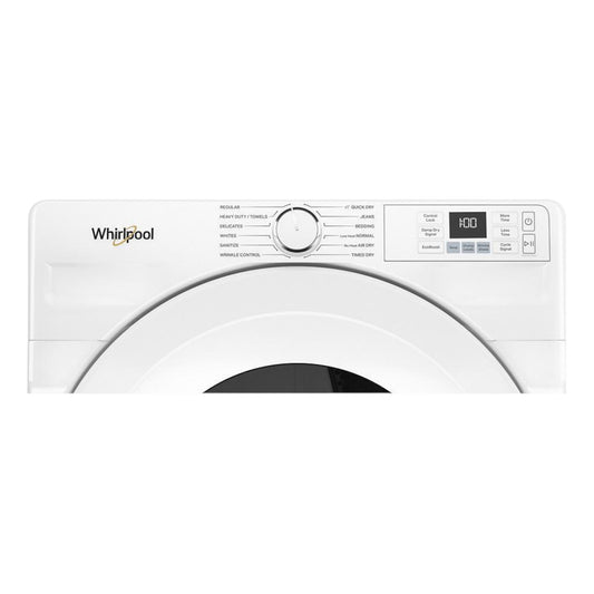 Whirlpool 7.4 cu. ft. Front Load Electric Dryer with Wrinkle Shield™ Option – White