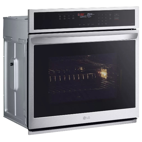 Stainless steel wall oven