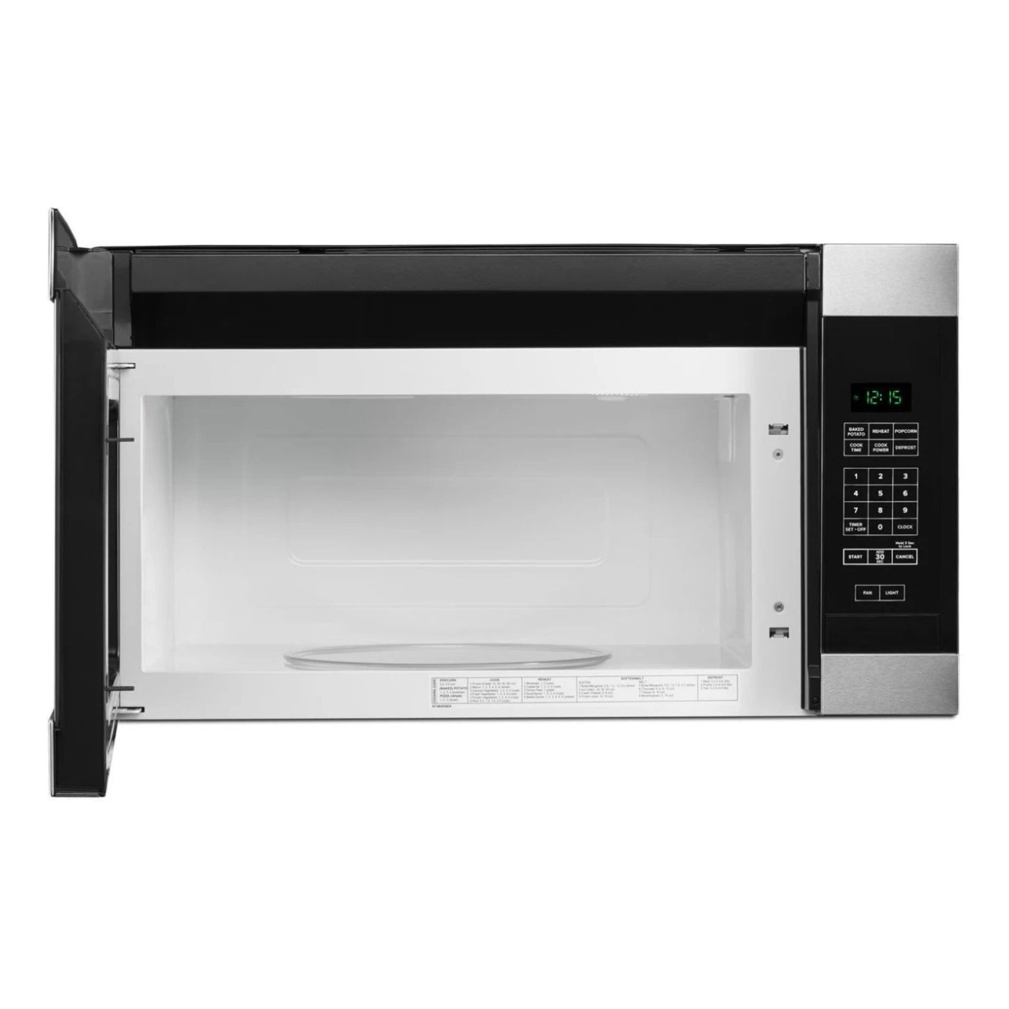 Amana 1.6 cu. ft. Over-the-Range Microwave with Add 0:30 Seconds – Stainless Steel