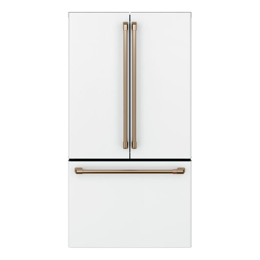 Café 23.1 cu ft Smart Counter-Depth French Door Refrigerator – Matte White