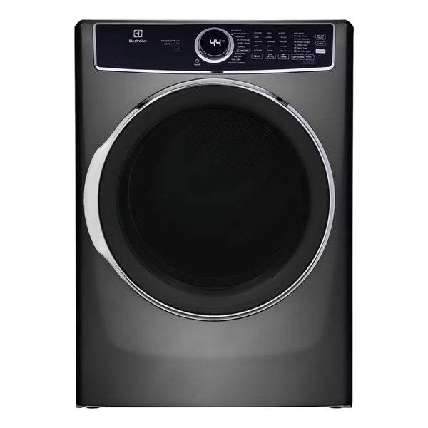 Electrolux 8.0 cu. ft. Front Load Gas Dryer with Perfect Steam and Balanced Dry – Titanium