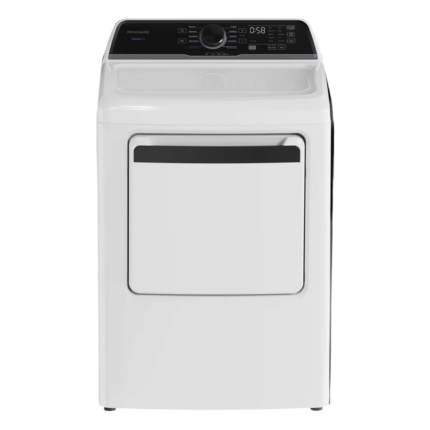 Frigidaire 7.0 cu. ft. Front Load Electric Dryer with SensorDry and Anti-Wrinkle Option – White