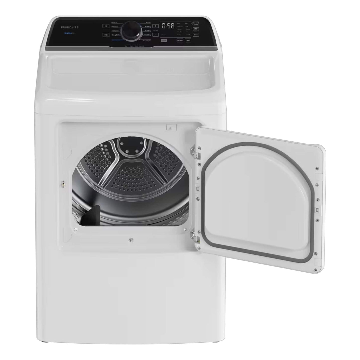 Frigidaire 7.0 cu. ft. Front Load Electric Dryer with SensorDry and Anti-Wrinkle Option – White