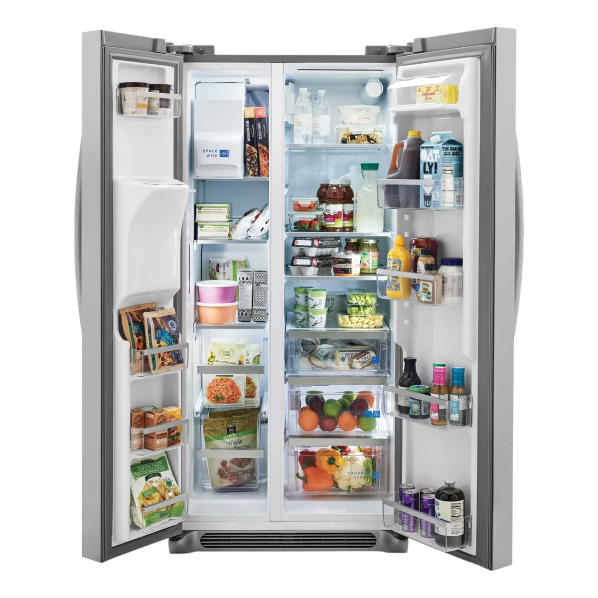 Frigidaire Gallery 22.3 cu. ft. Side-by-Side Refrigerator with External Ice and Water Dispenser – Smudge-Proof Stainless Steel
