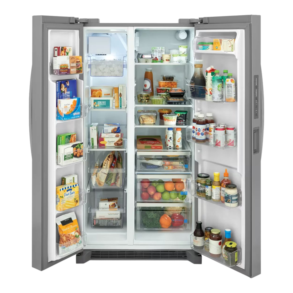 Frigidaire Gallery 26.0 cu. ft. Side-by-Side Refrigerator with Internal Water Dispenser – Smudge-Proof Stainless Steel