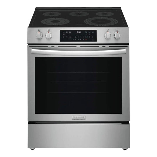 Frigidaire Gallery 30 in. 5.3 cu. ft. Freestanding Electric Range with Total Convection – Smudge-Proof Stainless Steel