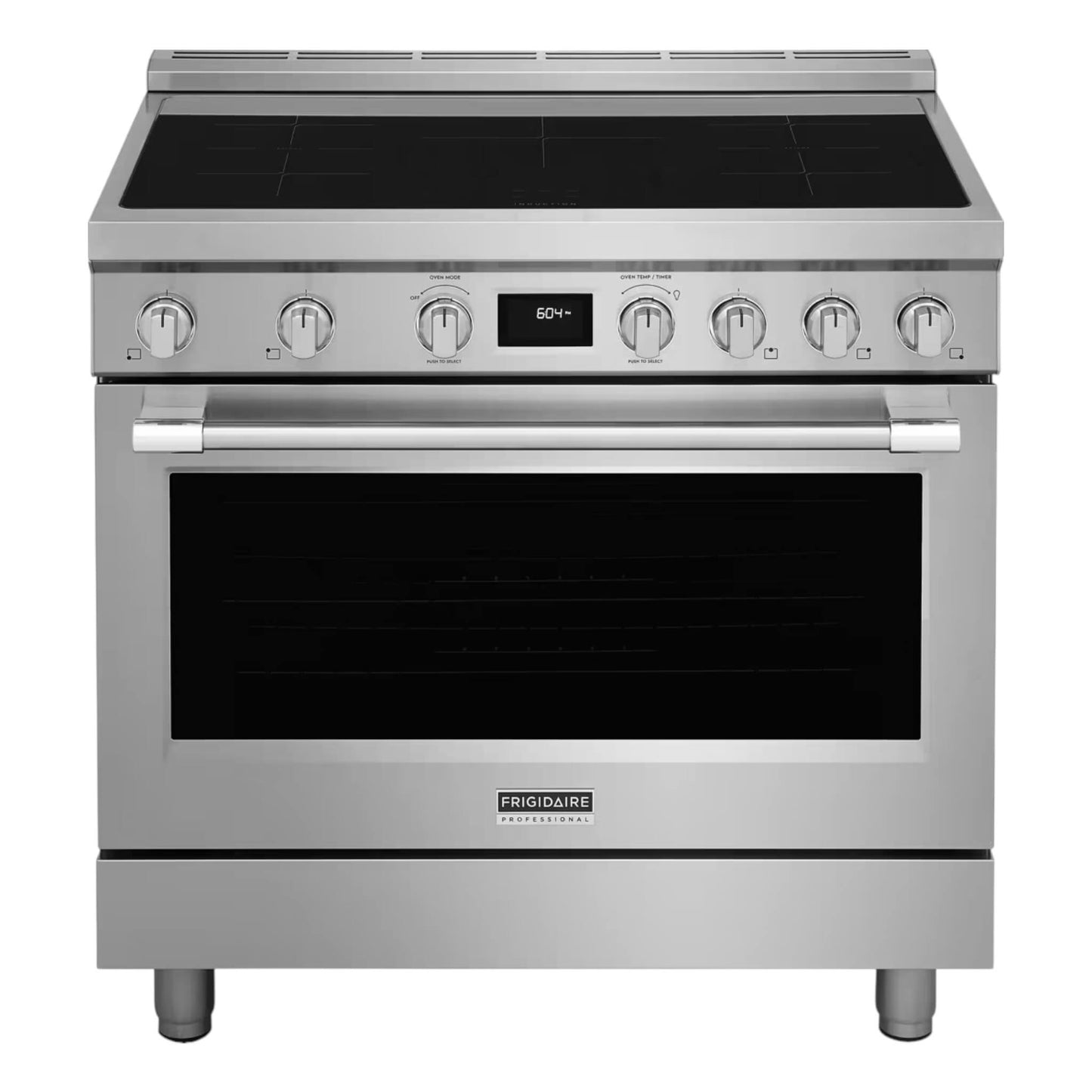 Frigidaire Professional 36 in. 4.4 cu. ft. Freestanding Induction Range with Dual Fan Convection – Smudge-Proof Stainless Steel