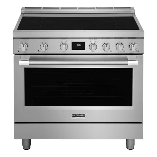 Frigidaire Professional 36 in. 4.4 cu. ft. Freestanding Induction Range with Dual Fan Convection – Smudge-Proof Stainless Steel
