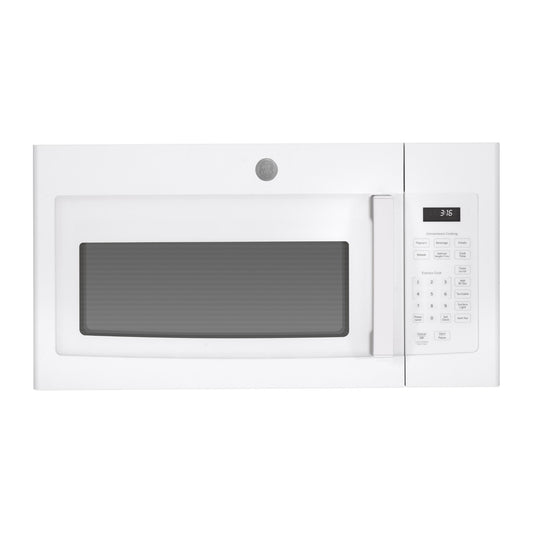 GE 1.6 cu ft Over-the-Range Microwave with Two-Speed Venting System – White