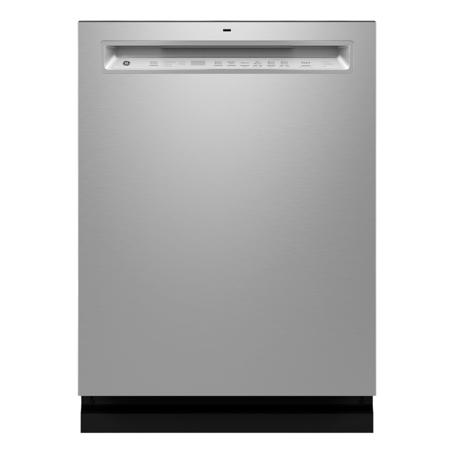 GE 24-in Front Control Dishwasher with Stainless Steel Interior, Sanitize Cycle and 47 dBA – Fingerprint Resistant Stainless Steel