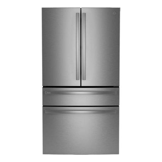 GE Profile 23.2 cu ft Smart Counter-Depth French Door Refrigerator with AutoFill Pitcher – Fingerprint Resistant Stainless Steel