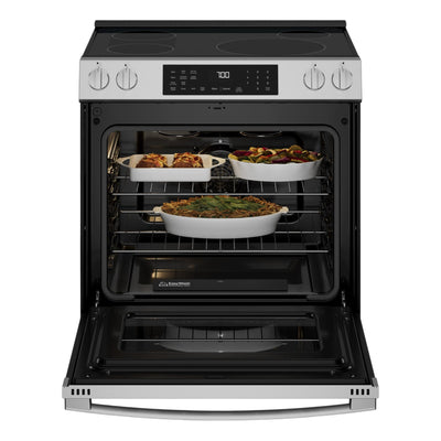 GE Profile 5.3 cu. ft. Smart Slide-In Induction & Convection Range with No Preheat Air Fry – Stainless Steel – view 2