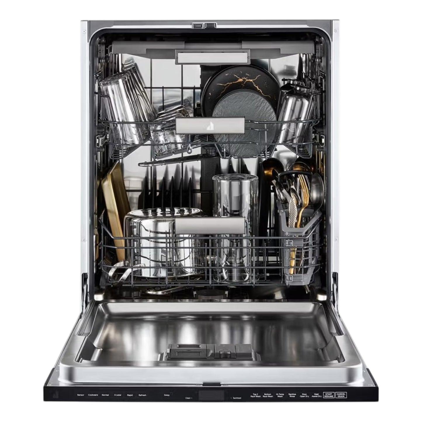 JennAir 24-Inch 14 Place Setting Built-In Panel Ready Top Control Dishwasher